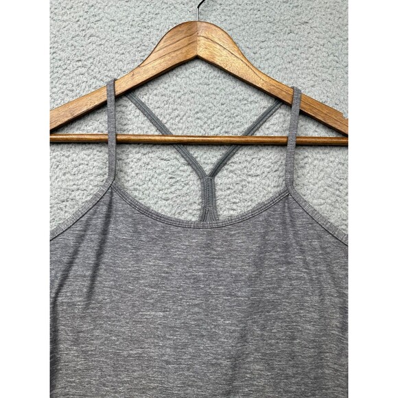 Lululemon power Y tank size 8 gray EUC - Picture 2 of 10